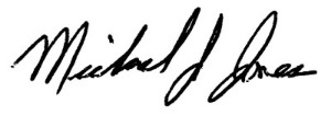 Mike Jones signature